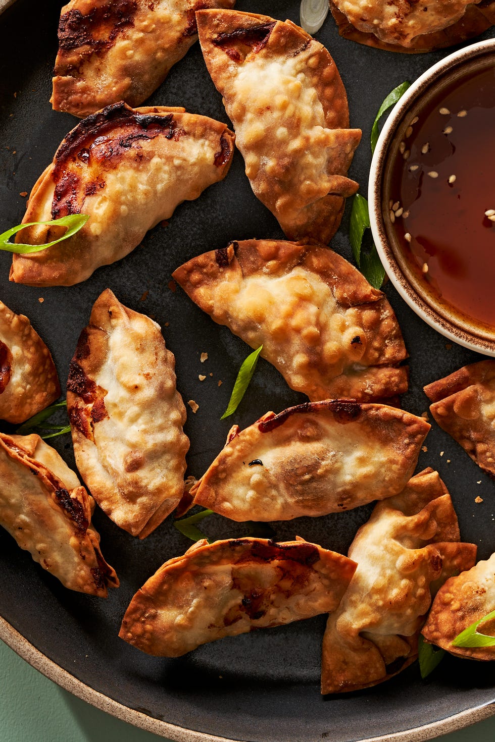 air fryer potstickers with bacon