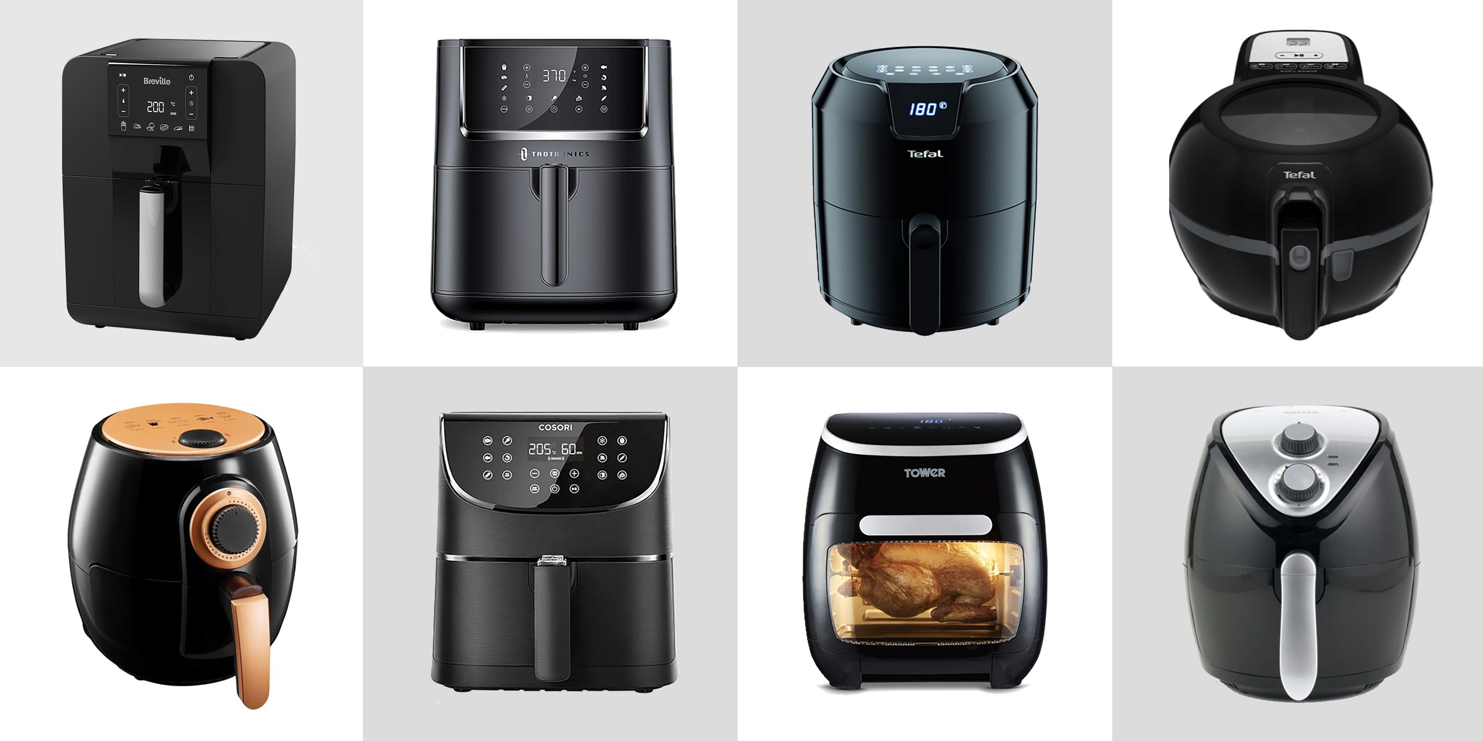 TaoTronics Air Fryer Large XL 6 Quart 1750W Oven with Touch Control Panel