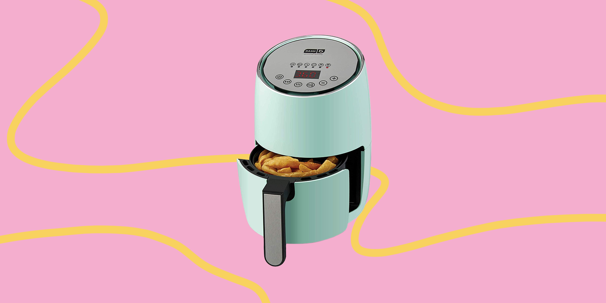 Dash pink on sale air fryer