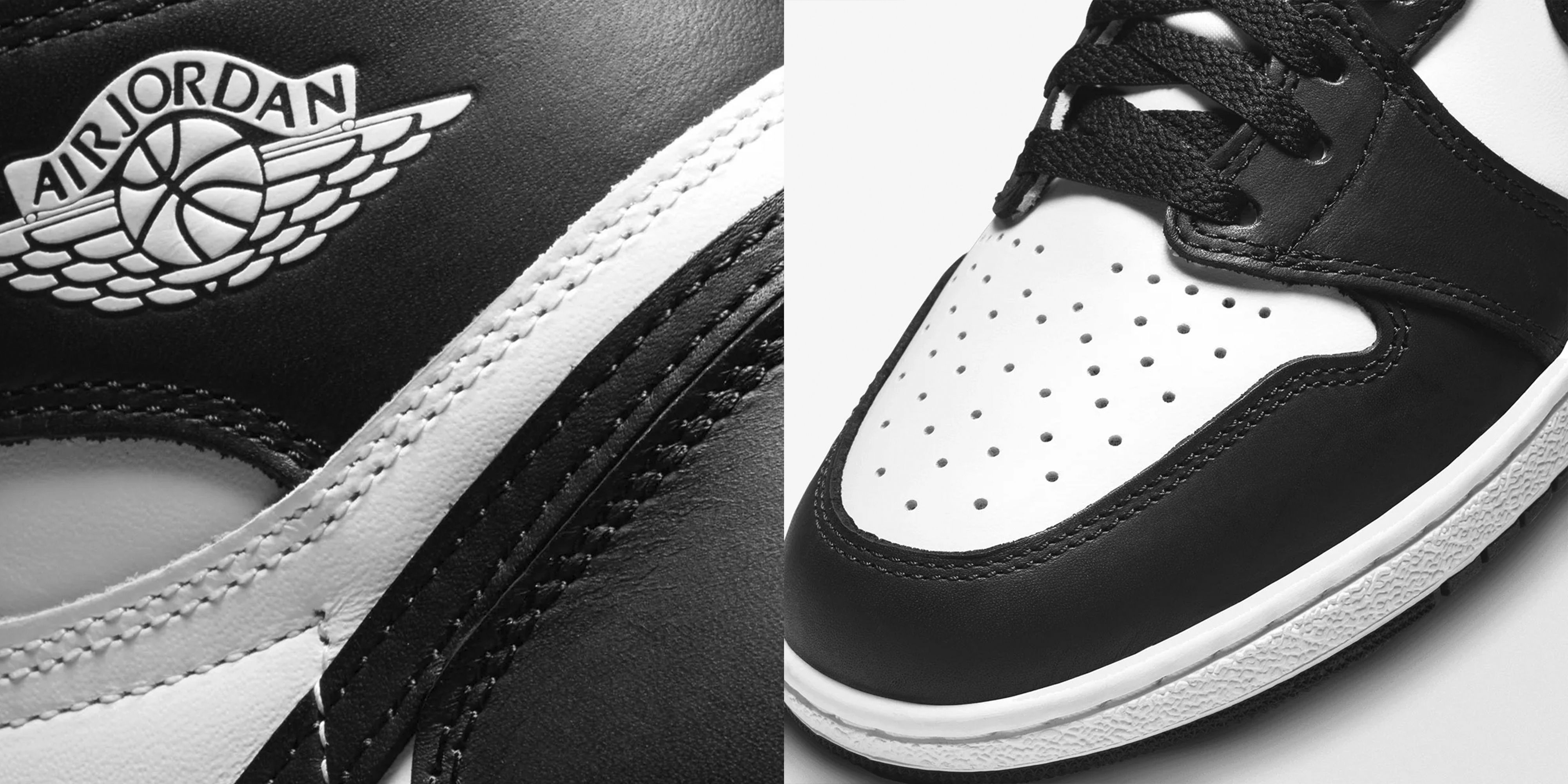 Jordan 1 negro online con blanco