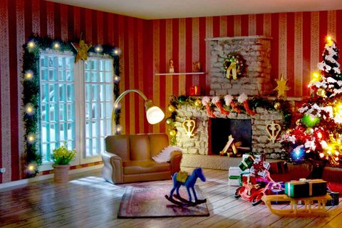 Room, Living room, Christmas tree, Interior design, Christmas decoration, Christmas, Decoration, Furniture, Christmas eve, Home, 