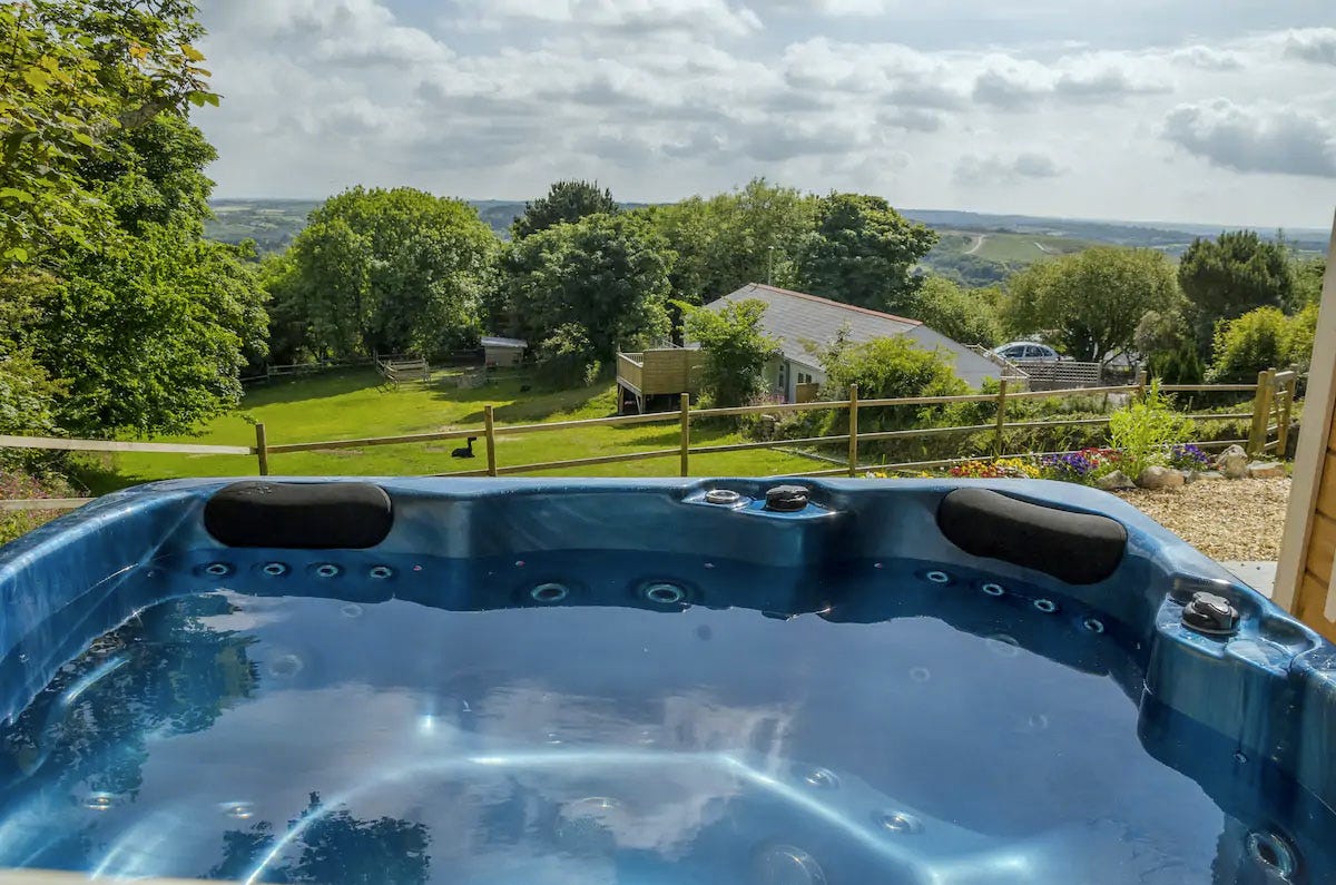 airbnb with hot tub