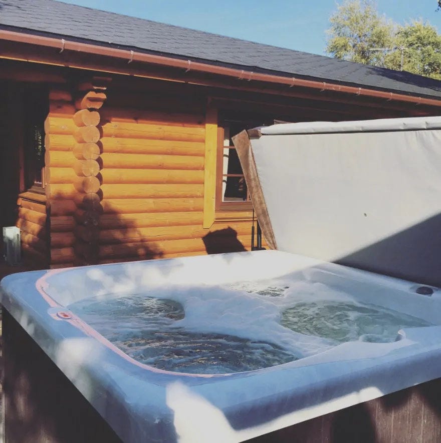 airbnb with hot tub
