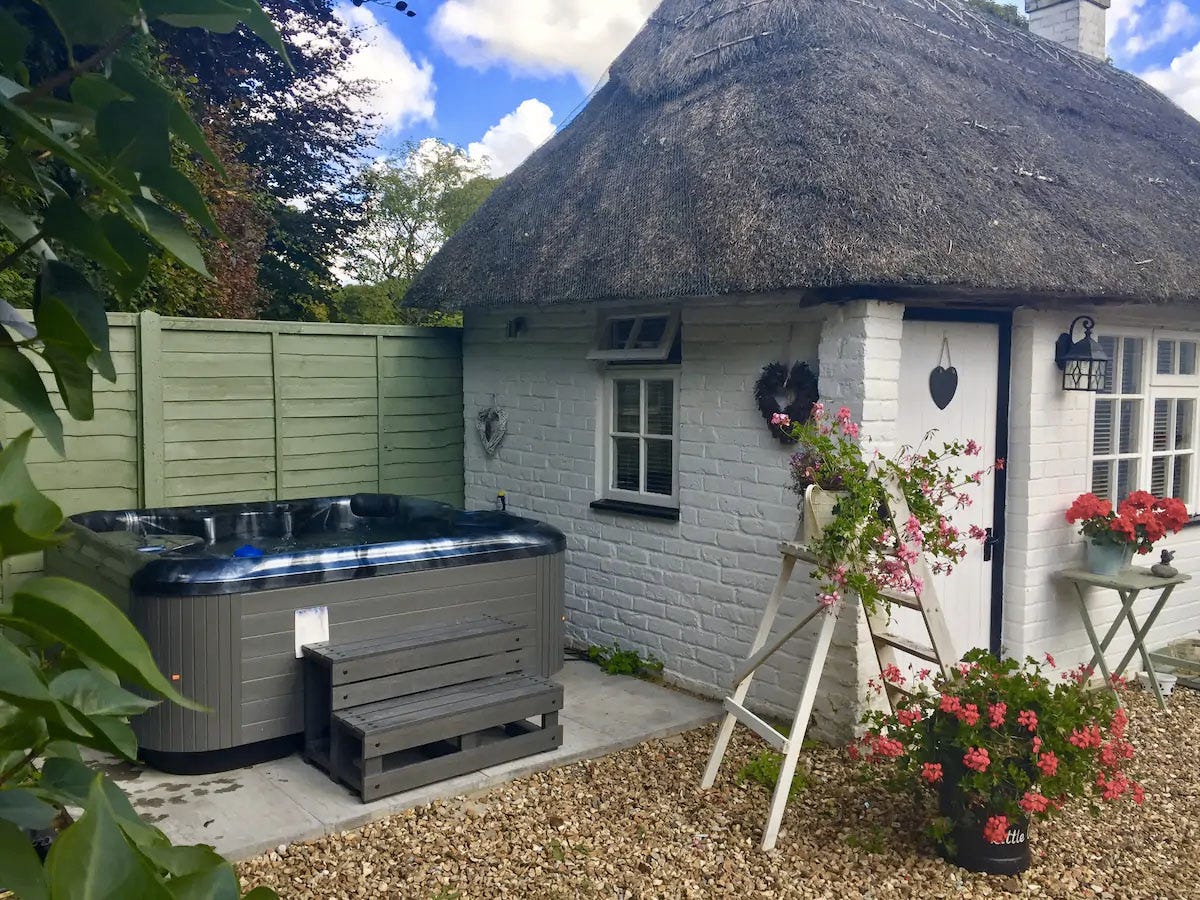 airbnb with hot tub