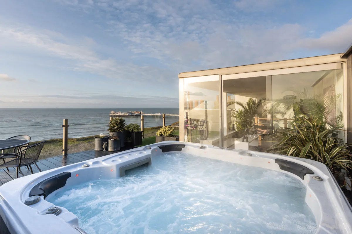 airbnb with hot tubs