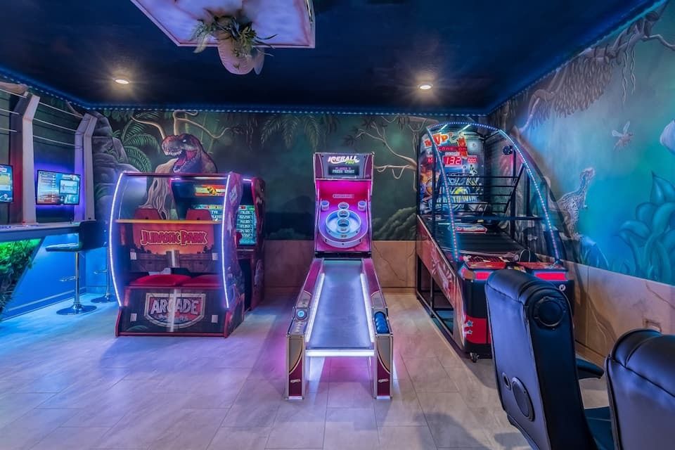 airbnbs with games rooms uk tennis pool tables