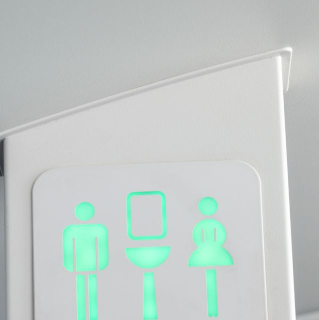 aircraft lavatory sign