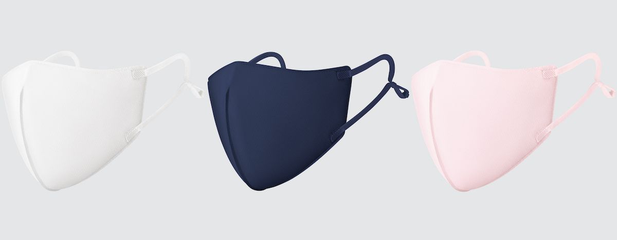 ユニクロ　UNIQLO エアリズム　3D マスク ユニクロ】「エアリズム 3Dマスク」が新登場！不織布フィルター