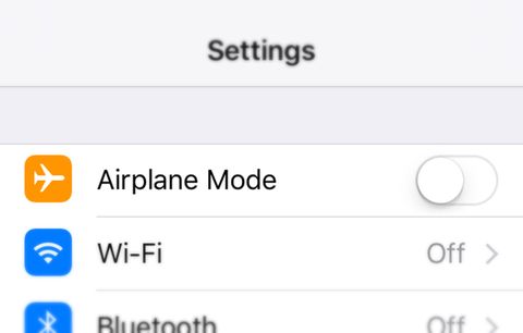 Airplane mode. 