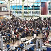tsa security lines at denver international airport