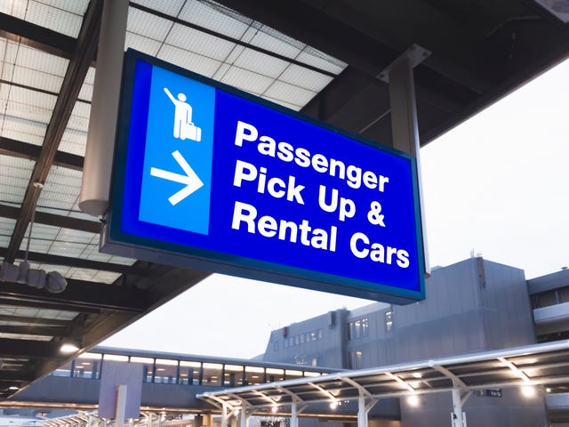 Airport signage