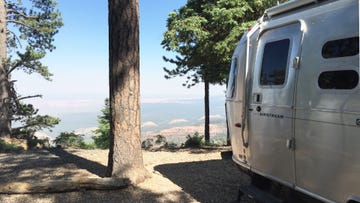 airstream trailer at the grand canyon
