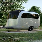 airstream x porsche concept travel trailer