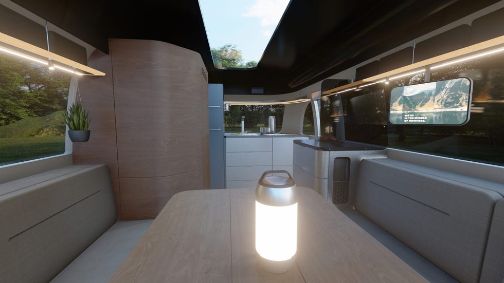 Airstream X Porsche Concept Travel Trailer