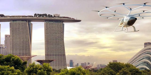 終於不必再擔心塞車！空中計程車VOLOCOPTER將進駐新加坡 提供超便利直升機接送服務 