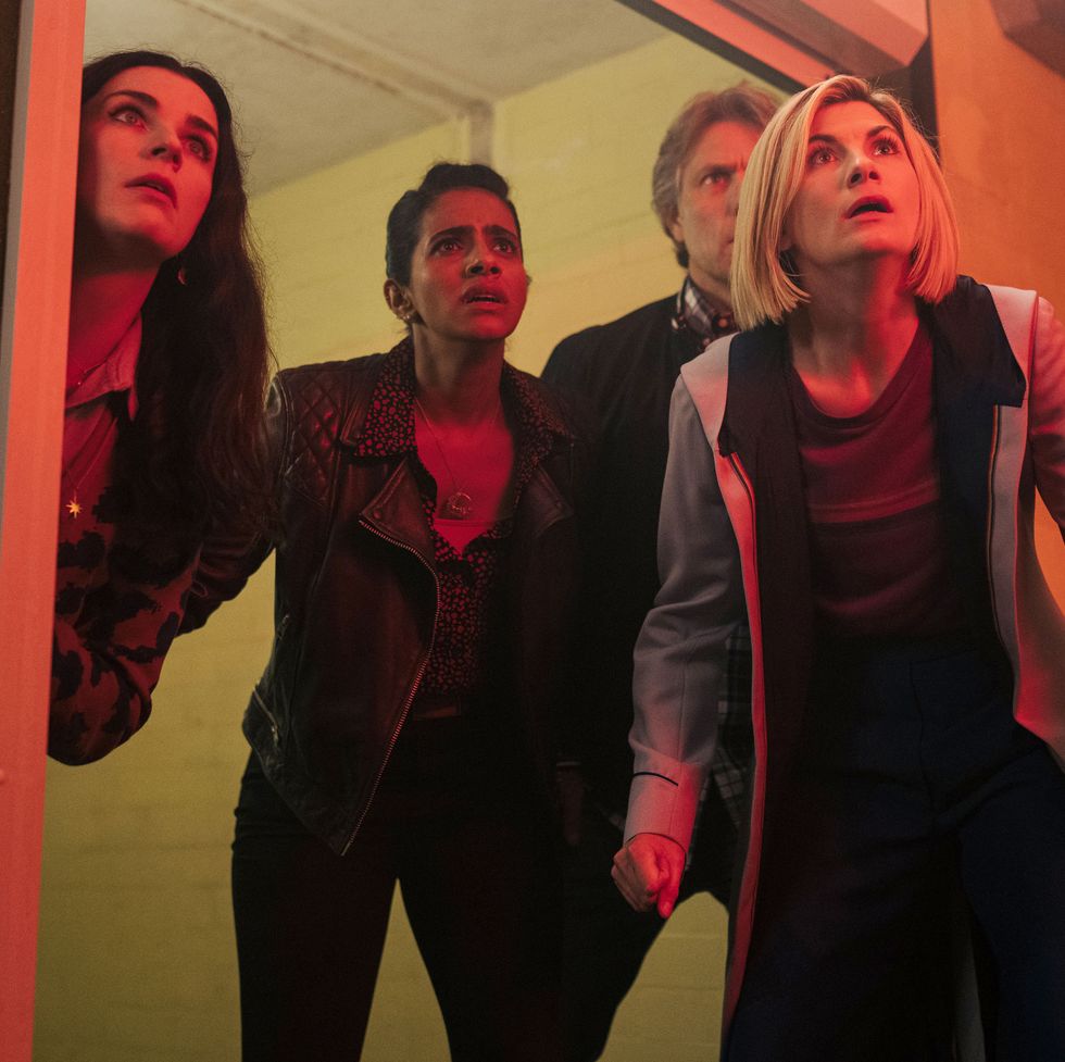 jodie whittaker, aisling bea, mandip gill,  john bishop, doctor who festive special