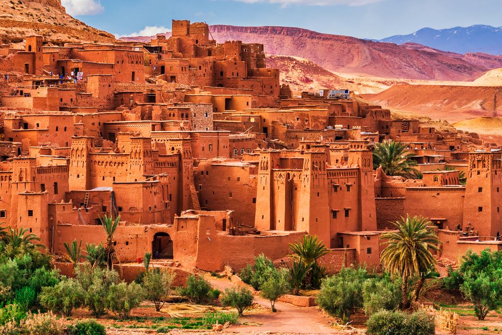 ait benhaddou ancient city in morocco north africa