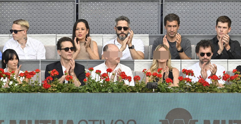 la ex pareja coincidió en la final del mutua madrid open