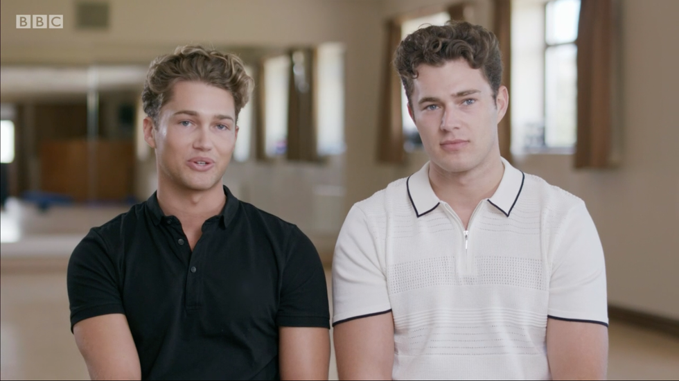 aj and curtis pritchard on dear nhs superstars