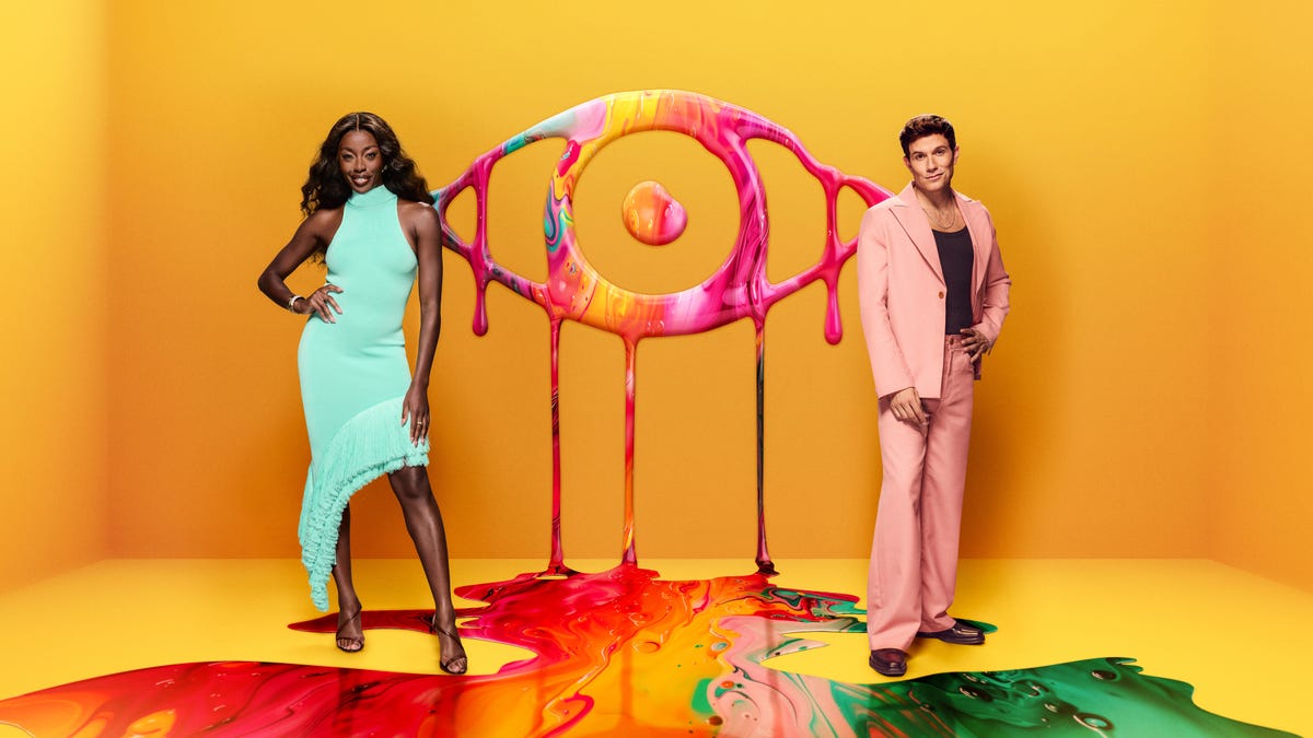 Big Brother house unveils colourful new look