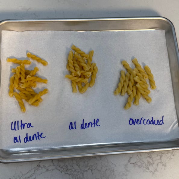 how to cook pasta to al dente