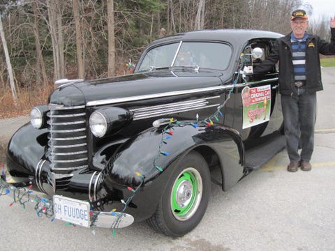 voiture de film oldsmobile à partir de "une histoire de noël"