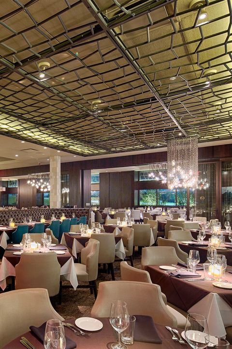 restaurant, building, interior design, ceiling, room, architecture, function hall, table, business, cafeteria,