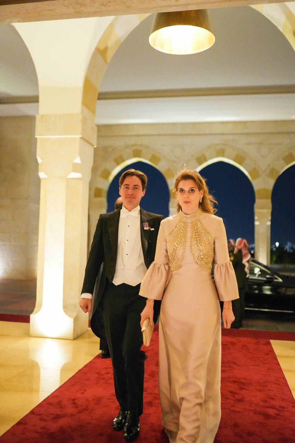 prince hussein rajwa al saif wedding guest tiaras