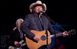musician alan jackson performs during “a concert for hope” at the kennedy center in washington, dc, september 11, 2011, on the 10th anniversary of the terrorist attacks of september 11, 2001 afp photo  saul loeb photo credit should read saul loebafp via getty images