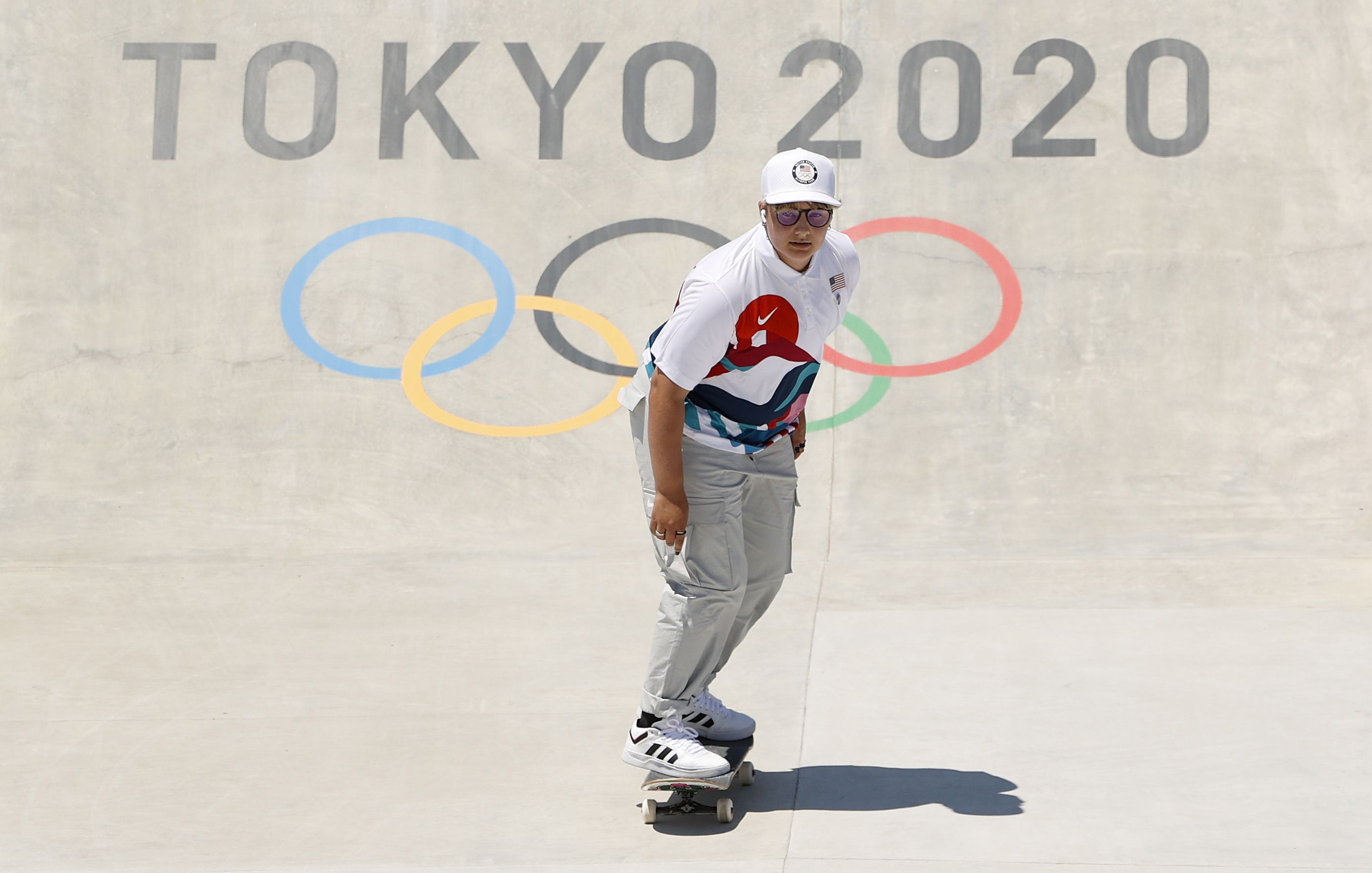 入手困難!大人もOK Tokyo 2020スケートボードアメリカ代表ユニフォーム