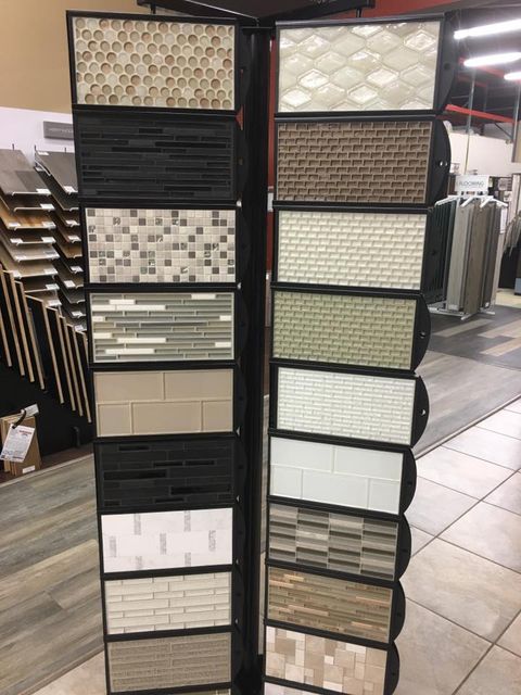 mosaic tile display rack