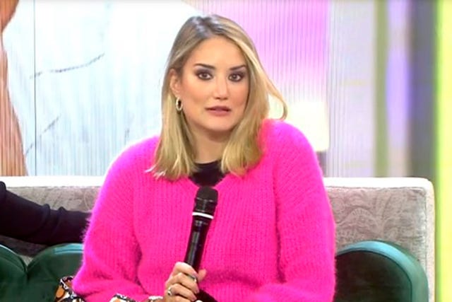 alba carrillo regresa al plató de 'fiesta'