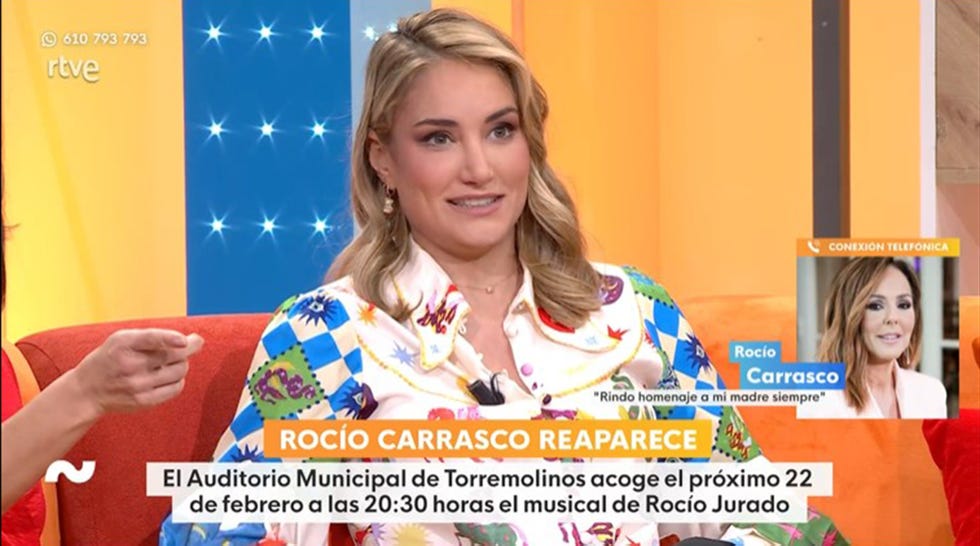 alba carrillo en el programa mananeros