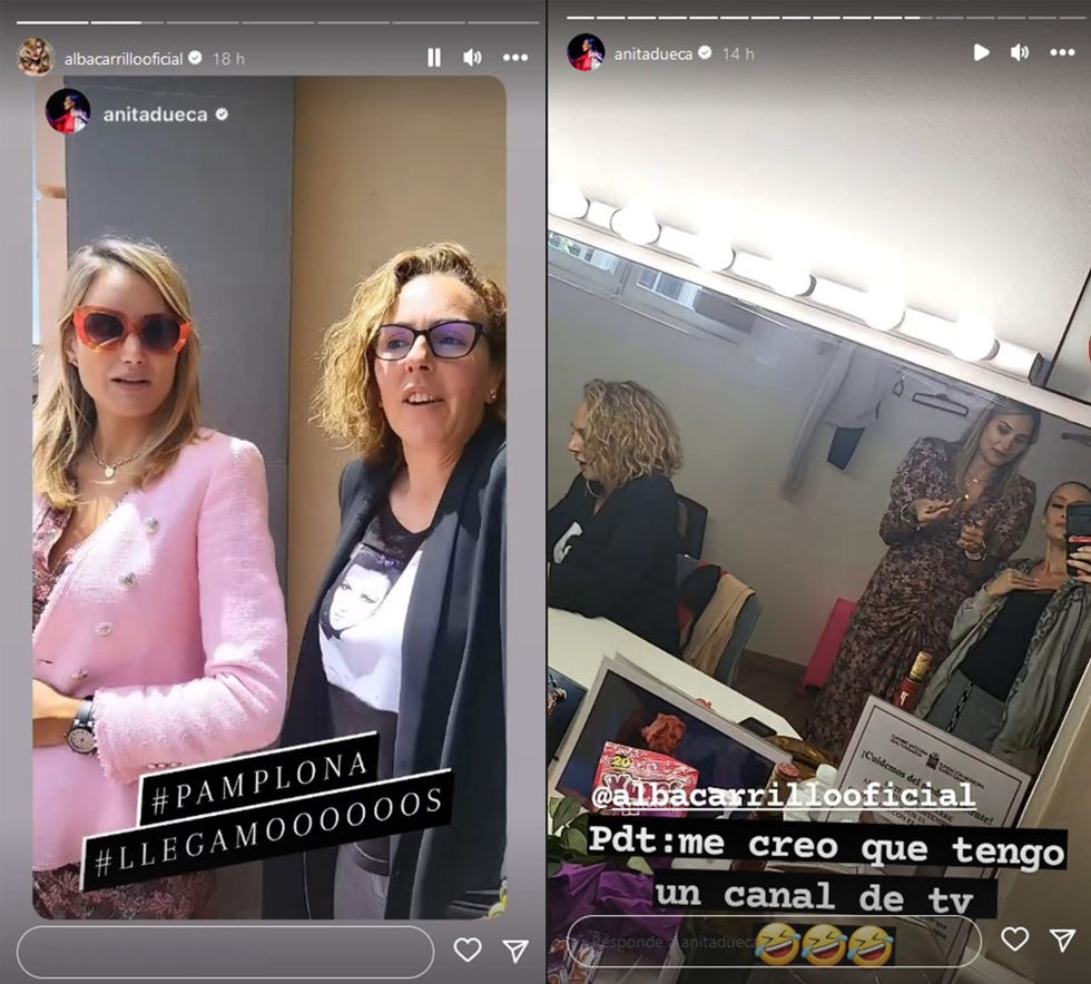 las tres amigas han viajado a pamplona para 'rocío jurado, el musical'