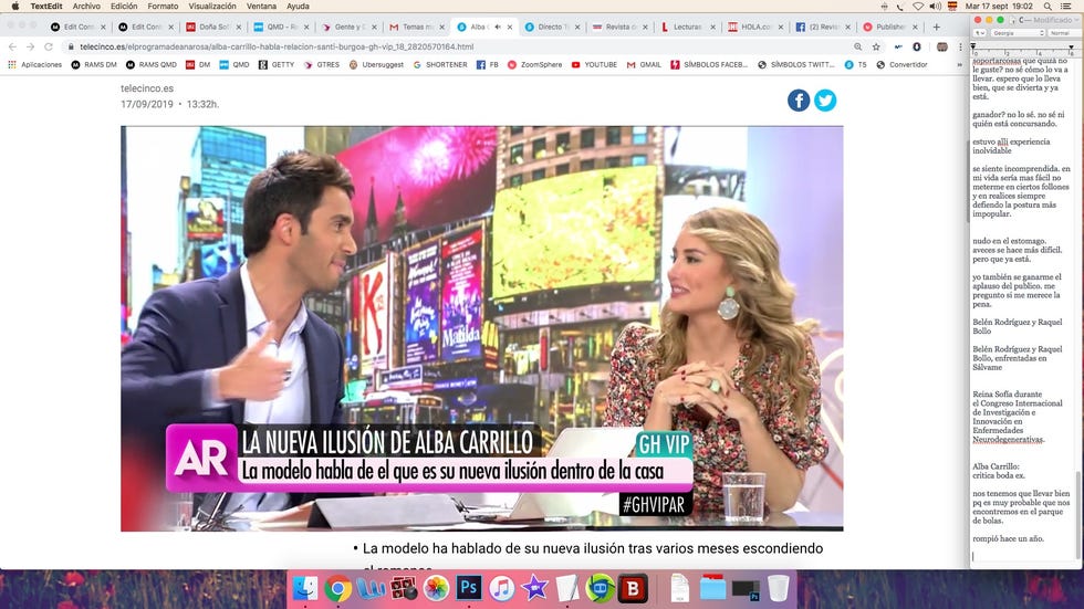 Alba Carrillo habla de Santi Burgoa en GH VIP 7. 