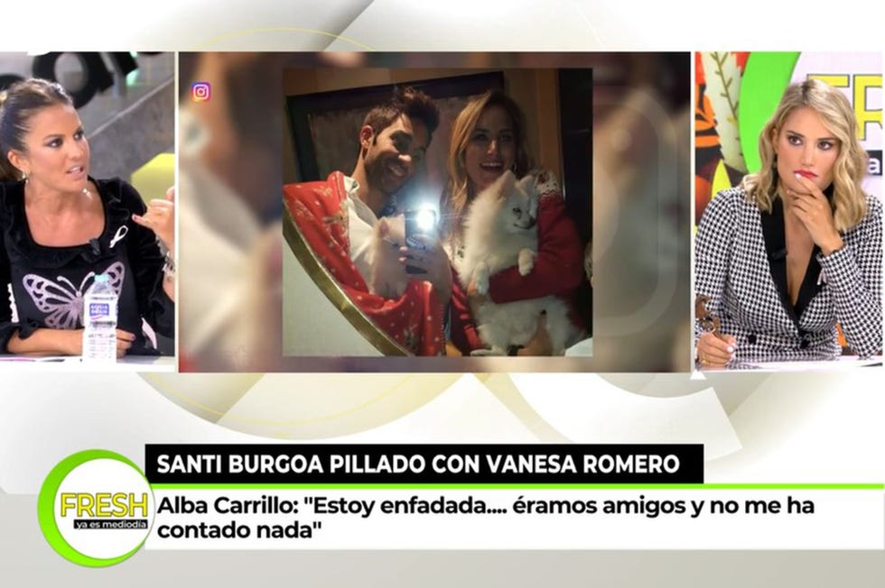 la colaboradora habla de su ex santi burgoa en telecinco