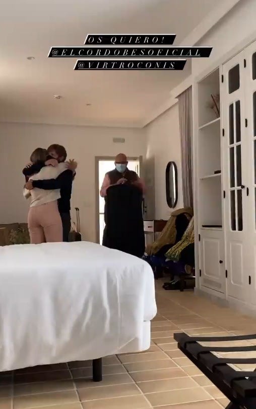 virginia troconis y alba díaz en la vuelta a los ruedos de manuel díaz 'el cordobés'