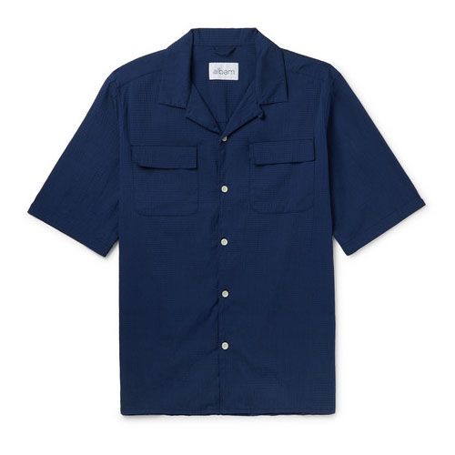 Clothing, Blue, Sleeve, Button, Collar, T-shirt, Outerwear, Shirt, Electric blue, Dress shirt, 