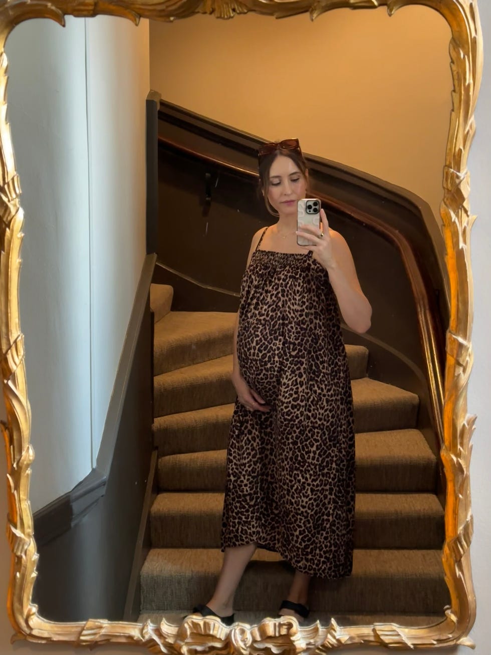 Albaray Animal Strappy Maxi Dress – Maternity Wear Rental Review