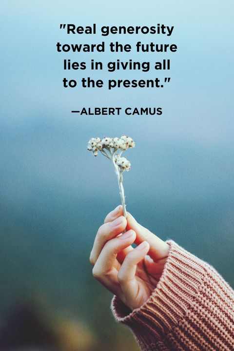 Albert Camus Giving Quotes