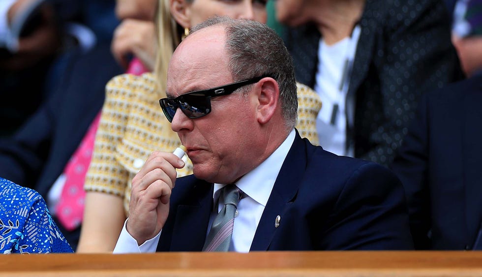 ALBERTO DE MONACO EN WIMBLEDON