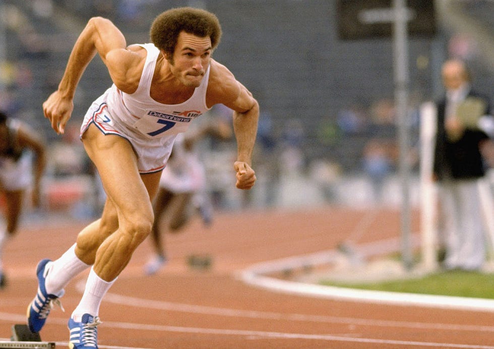 el cubano alberto juantorena en los juegos olímpicos de moscú en 1980