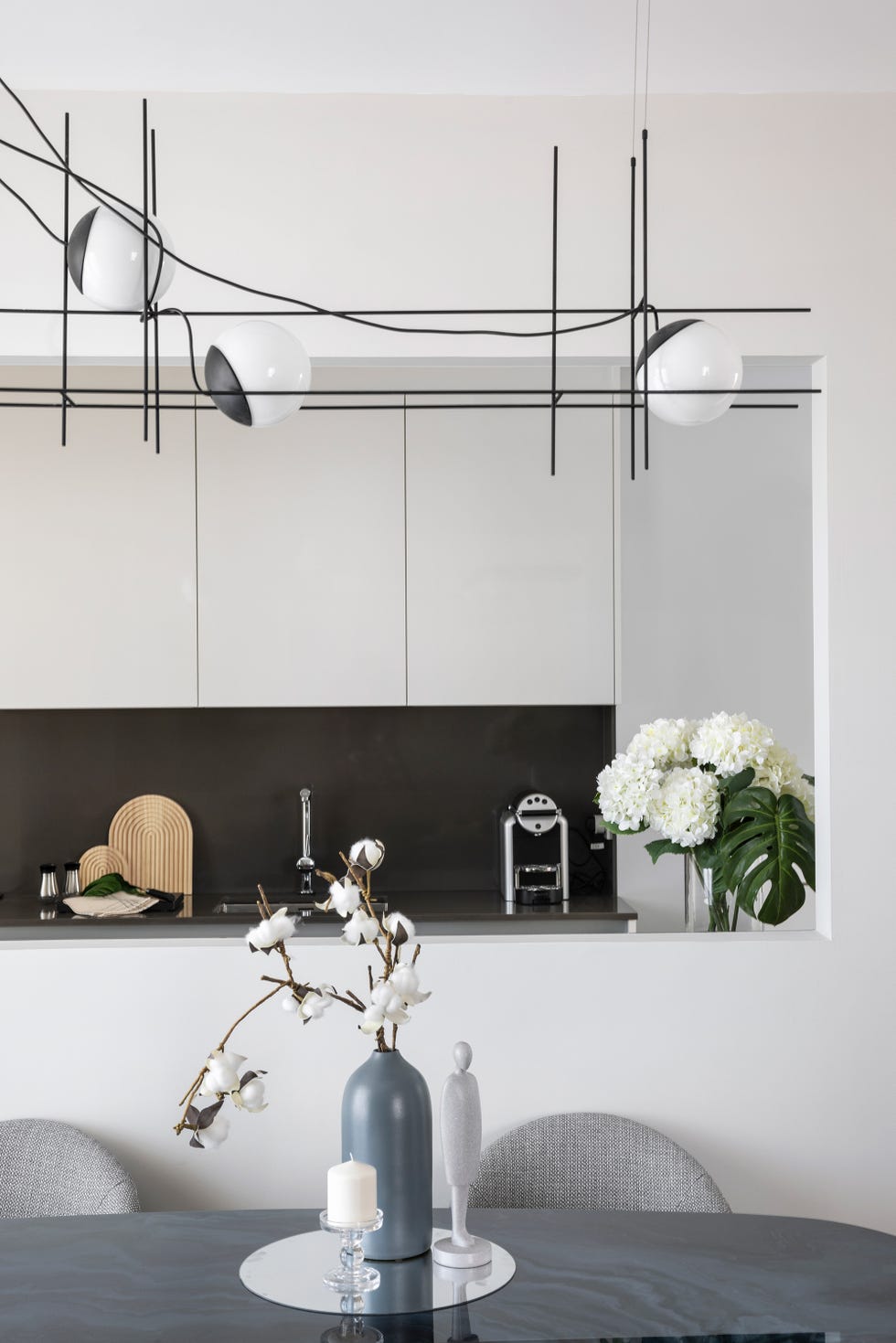 cocina abierta al salón