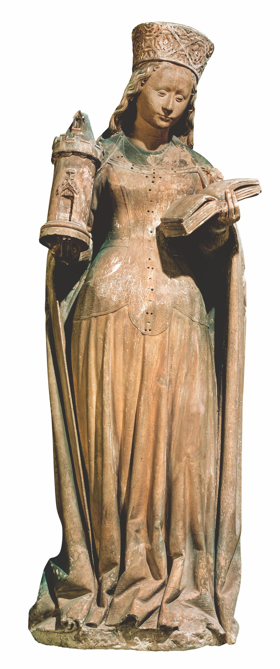 SintBarbara wier hulp werd ingeroepen bij noodweer SaintLazare kathedraal van Autun 15de eeuw