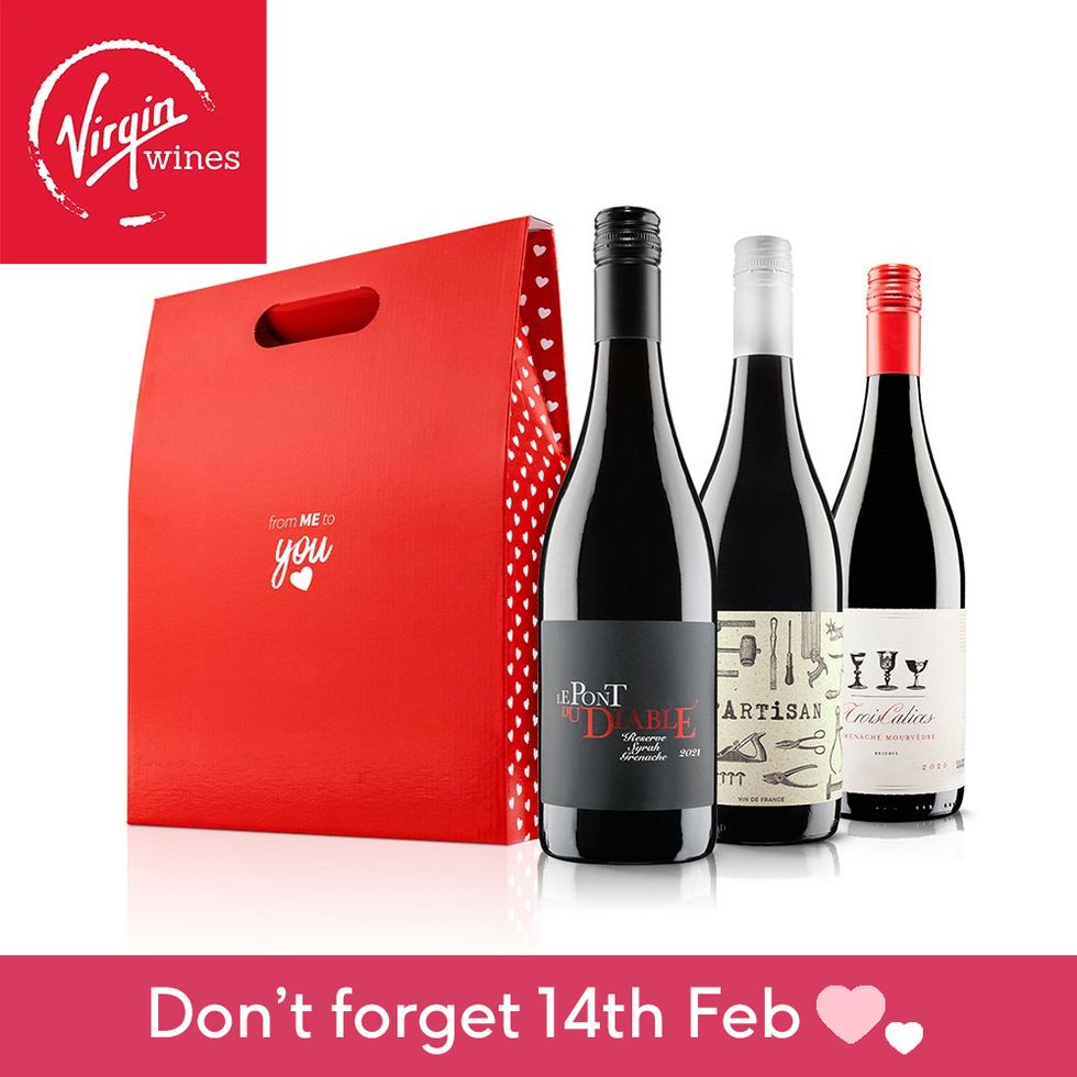 virgin wines me to you french red wine trio gift set
