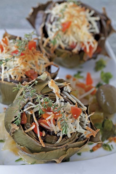 alcachofas guisadas con verduras
