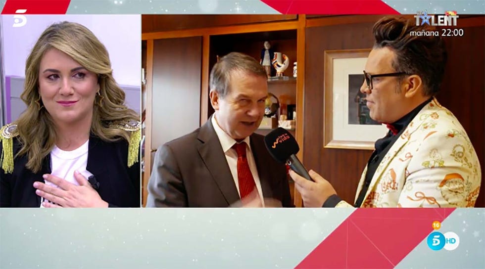 Carlota Corredera muy emocionada ante la sorpresa de 'Viva la vida'