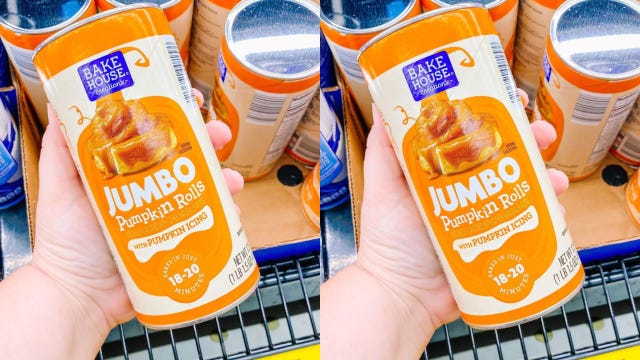 can of pumpkin rolls