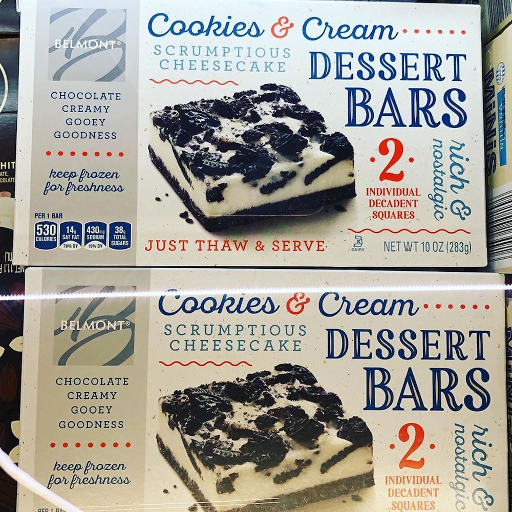 aldi cookies and cream cheesecake bars