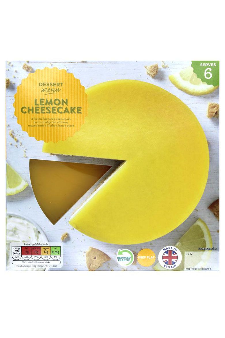 aldi specially selected lemon glazed cheesecake